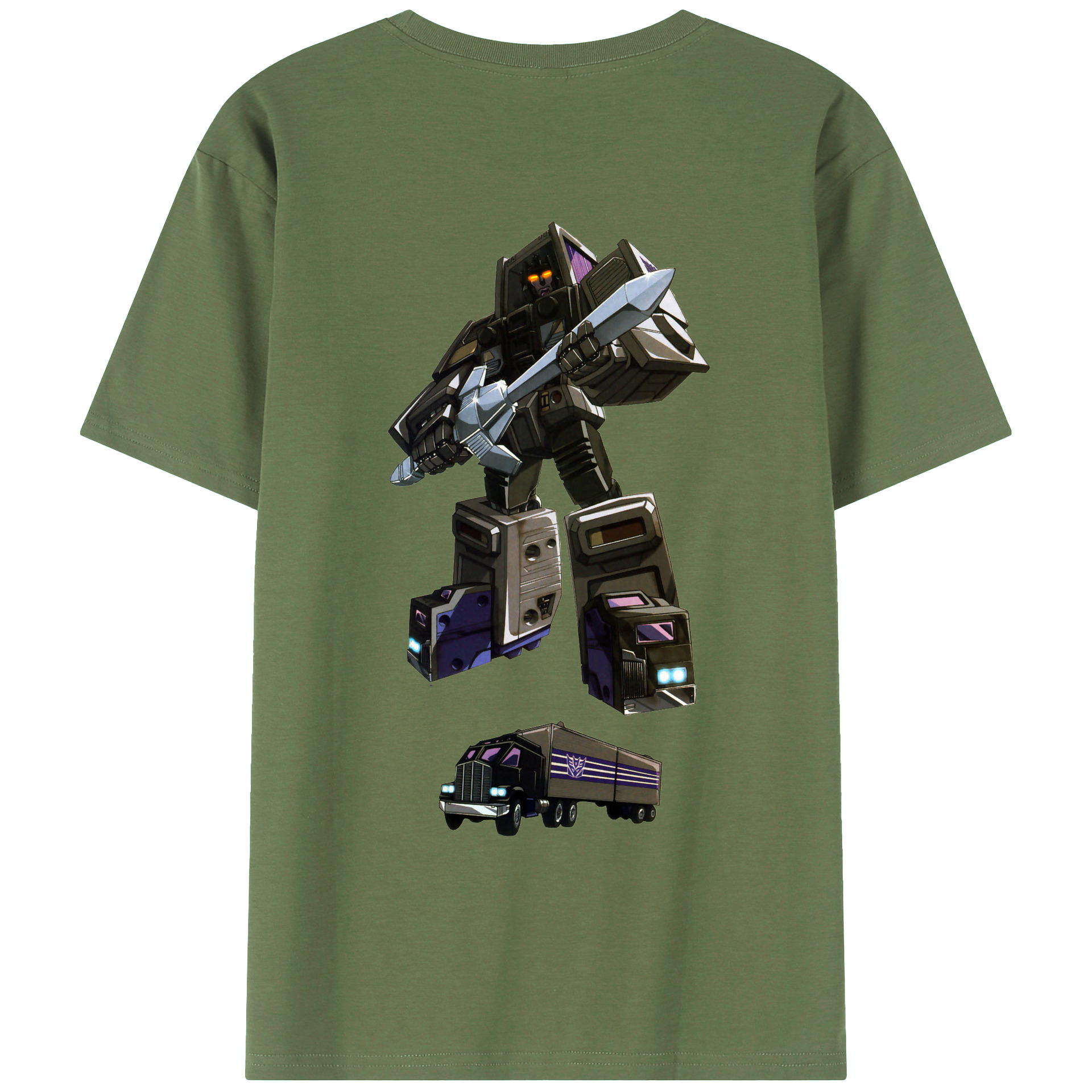 （画像用）  綿100％ メンズ半袖Tシャツ（バックプリント） 通気性